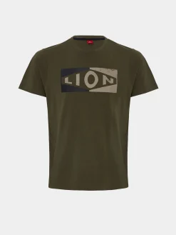 T-shirt de algodão com estampado