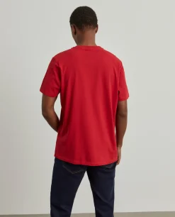 T-shirt de algodão com estampado