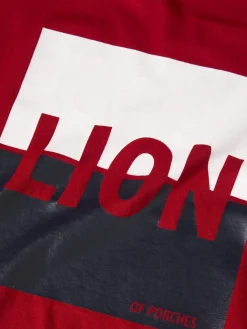 T-shirt de algodão com estampado