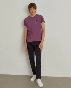 T-shirt de algodão com estampado