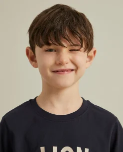 T-shirt de algodão com estampado