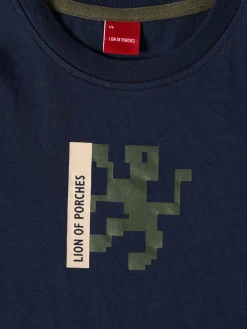 T-shirt de algodão com estampado