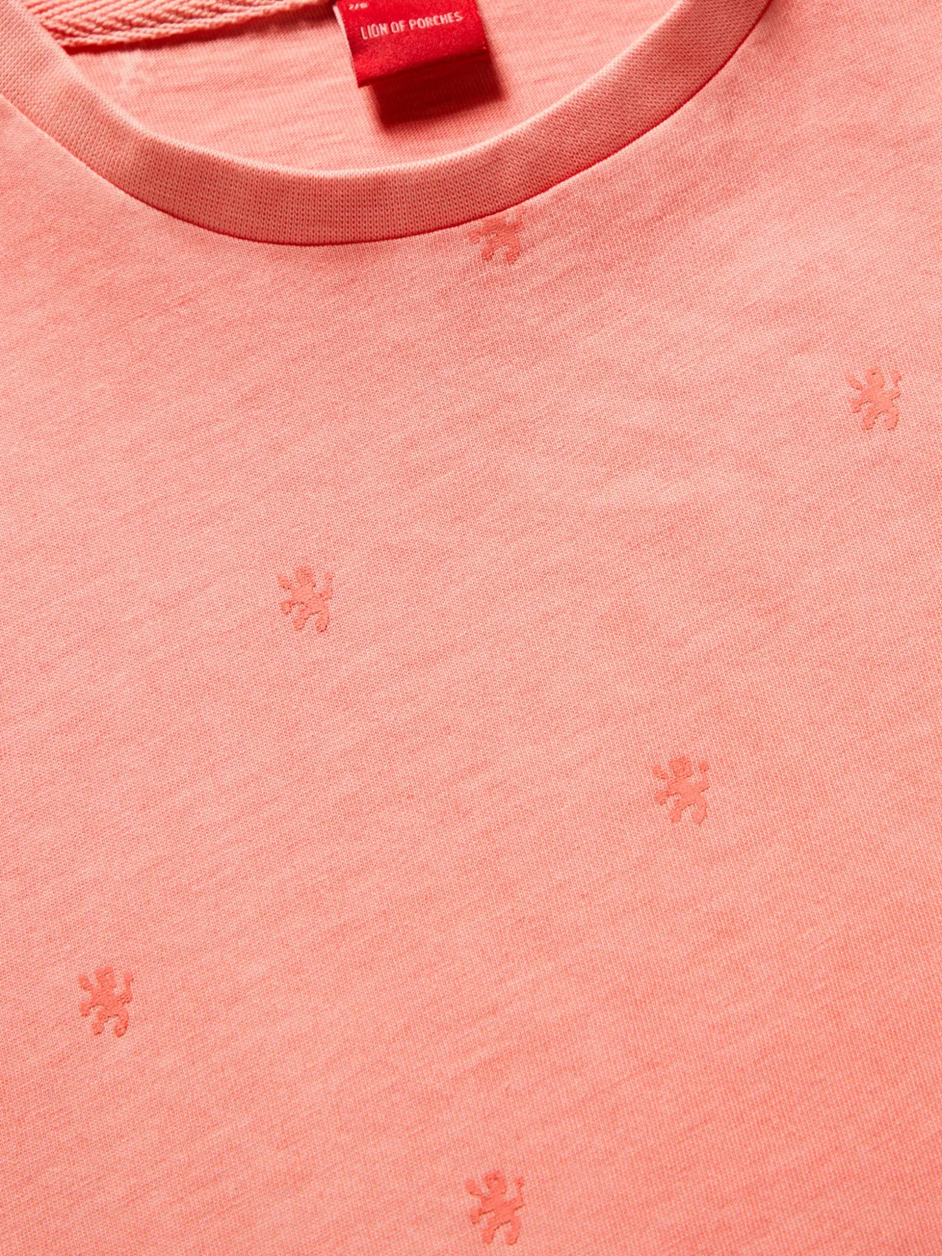 T-shirt de algodão com leões