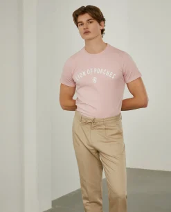 T-shirt de algodão com logotipo no peito