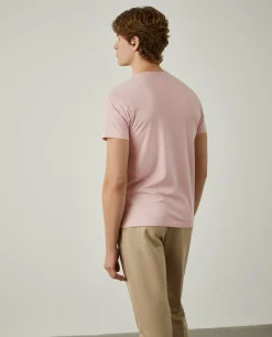 T-shirt de algodão com logotipo no peito