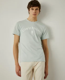 T-shirt de algodão com logotipo no peito