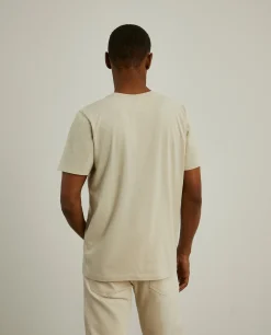 T-shirt de algodão com mensagem