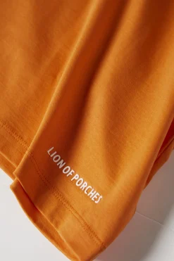 T-shirt de algodão decote em V