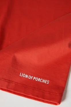 T-shirt de algodão decote em V