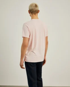 T-shirt de algodão garment dye