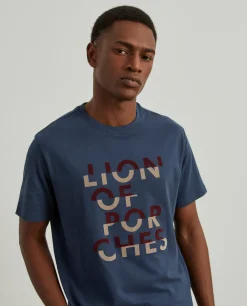 T-shirt de algodão Lion of Porches