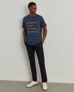 T-shirt de algodão Lion of Porches