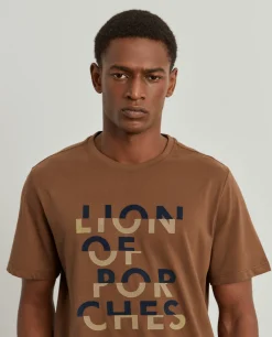 T-shirt de algodão Lion of Porches