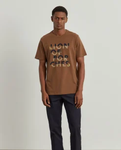 T-shirt de algodão Lion of Porches