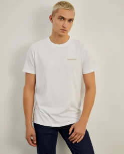 T-shirt de gola redonda 100% algodão