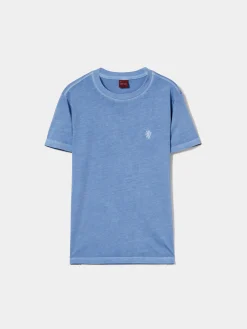 T-shirt de manga curta em algodão