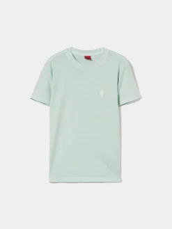 T-shirt de manga curta em algodão