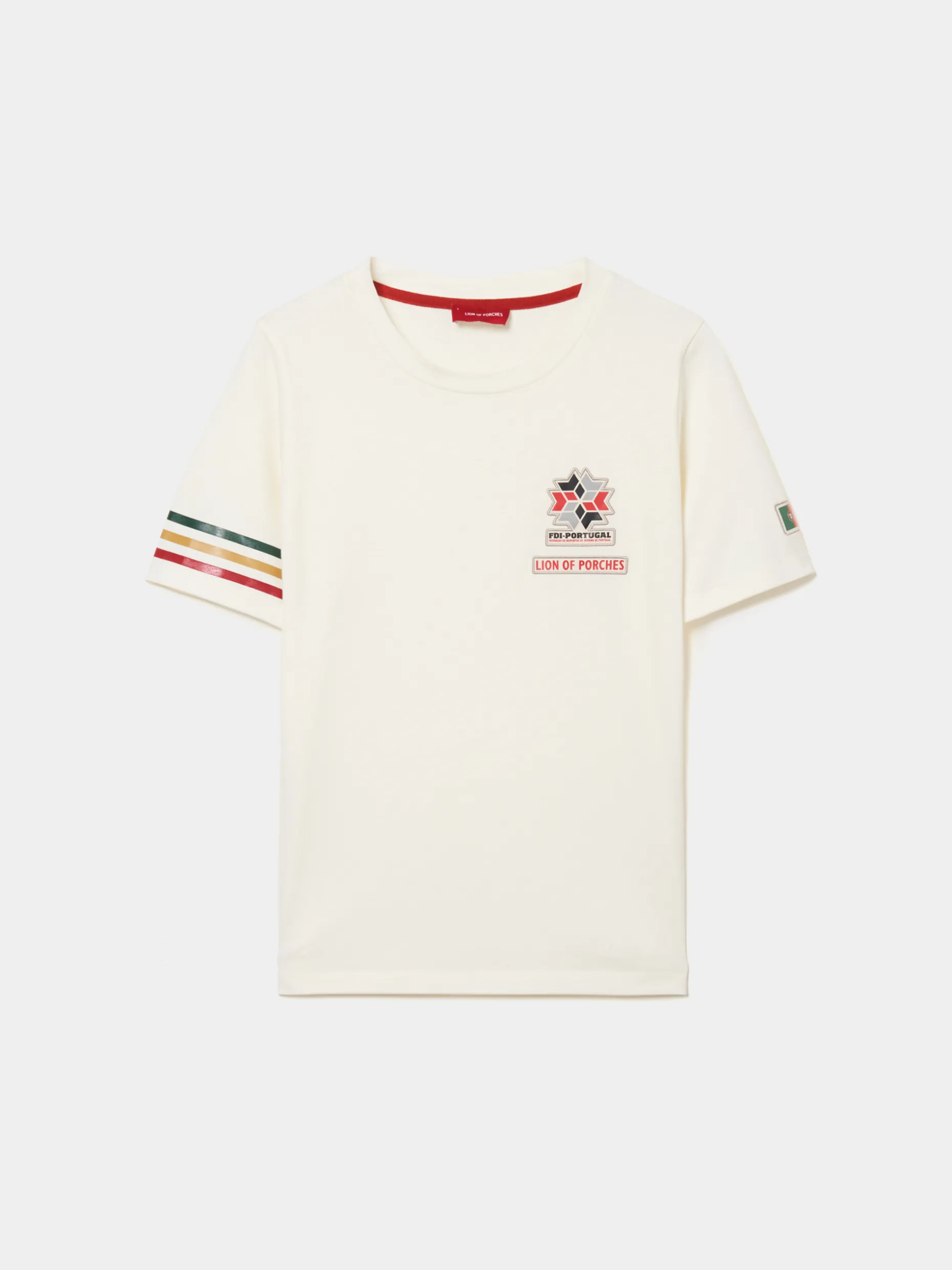 T-shirt feminina de algodão Lion x FDI