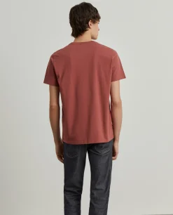 T-shirt manga curta com estampado