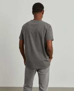 T-shirt manga curta com estampado