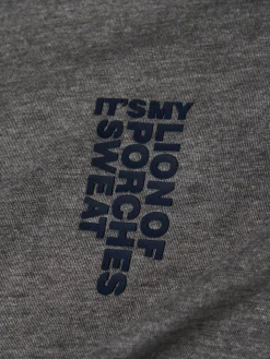 T-shirt manga curta de algodão