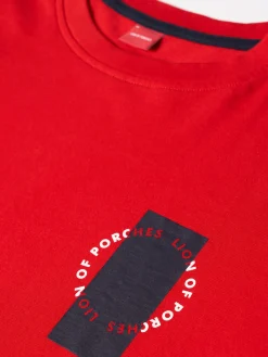 T-shirt manga curta em algodão