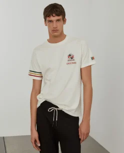 T-shirt masculina de algodão Lion x FDI