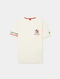 T-shirt masculina de algodão Lion x FDI