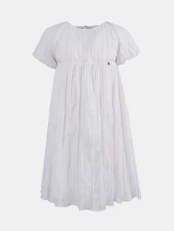 Vestido branco com textura