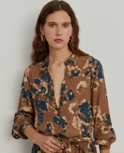 Vestido camiseiro floral