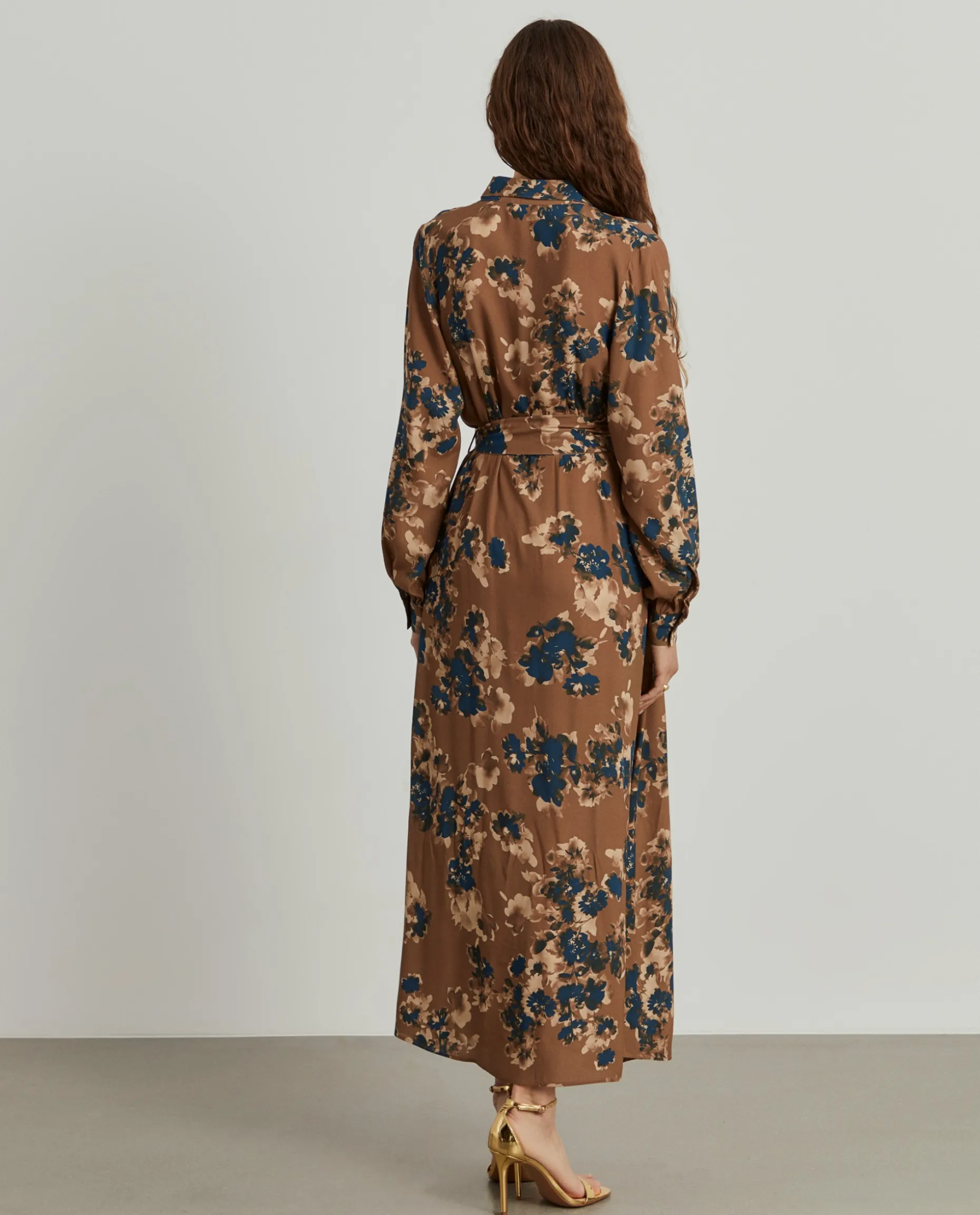 Vestido camiseiro floral