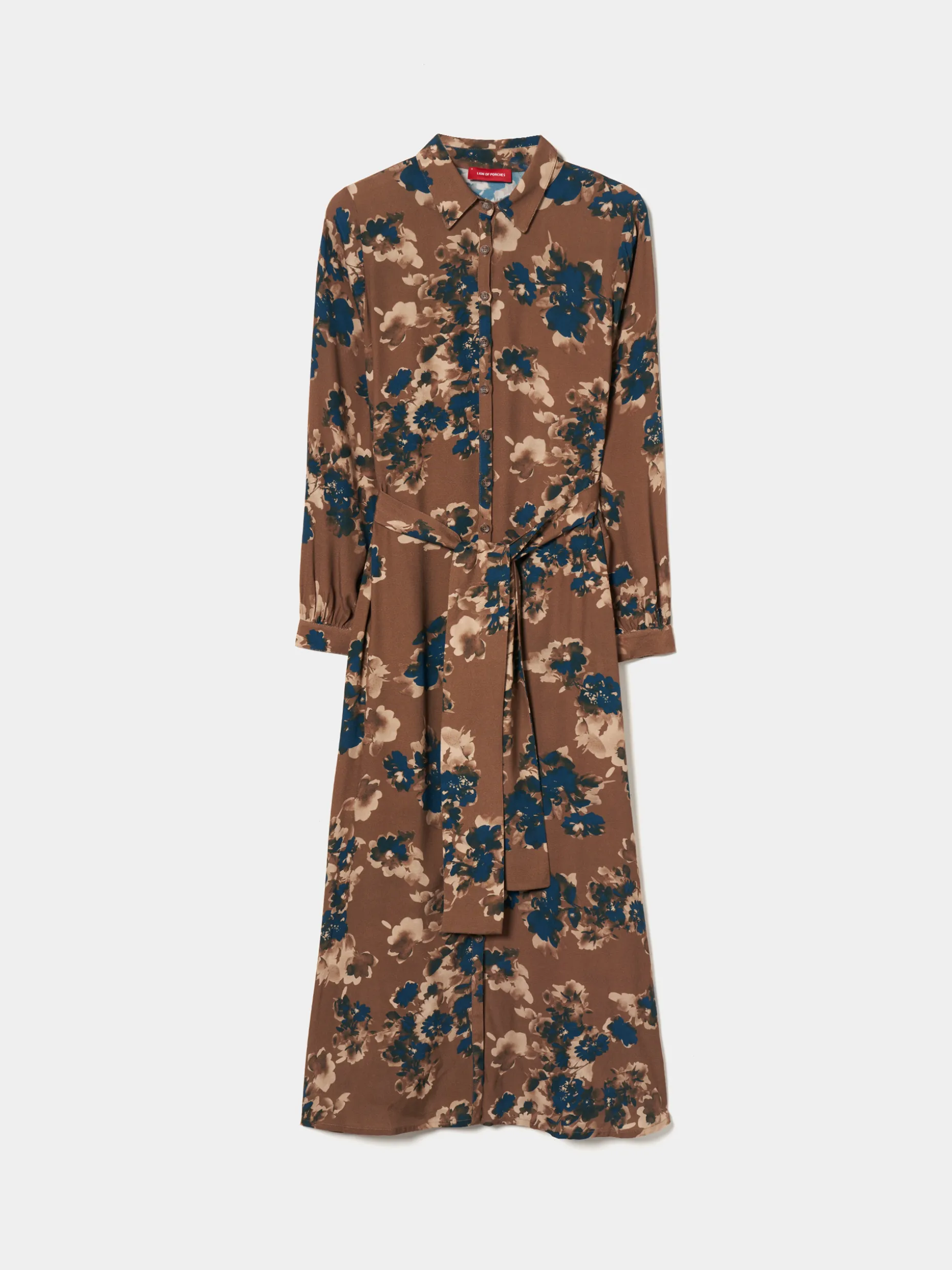 Vestido camiseiro floral