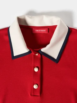 Vestido color block manga comprida