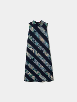 Vestido com estampado cornucópias