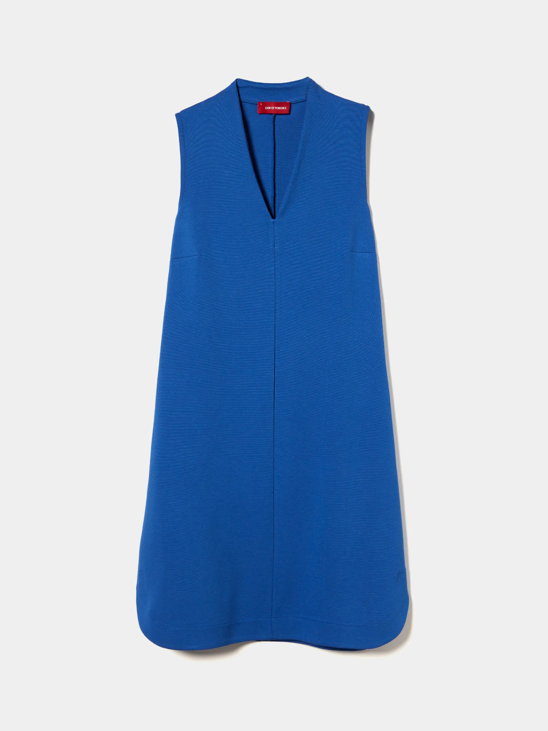 Vestido curto de malha sem mangas