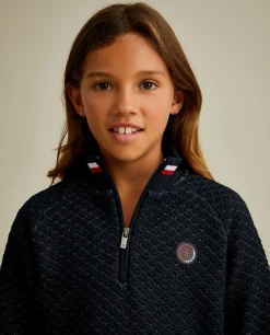 Vestido de malha com manga comprida