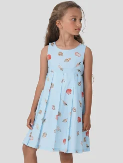 Vestido em Voile Estampado