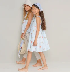 Vestido em Voile Estampado