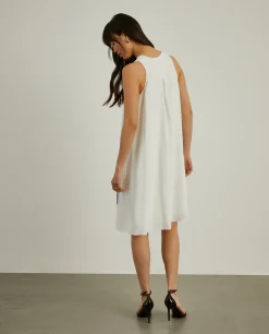 Vestido fluido com estampado floral