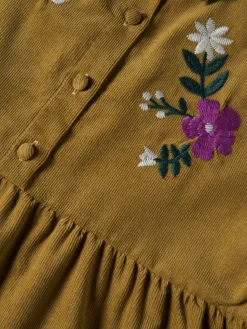 Vestido manga comprida em bombazine