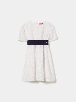 Vestido manga curta com leões