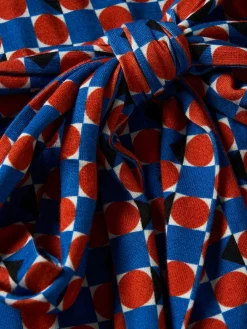 Vestido midi estampado