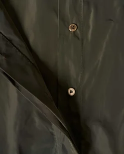 Vestido midi evasé com cinto