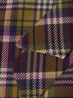 Vestido tartan manga comprida